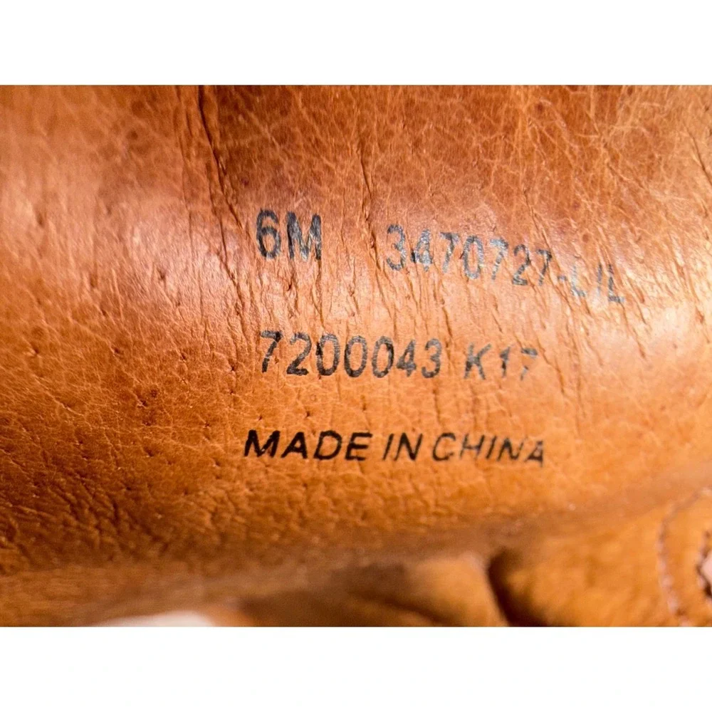 Frye Ivy Slip On Shoes Womens 6M‎ Tan Distressed Leather Sneakers